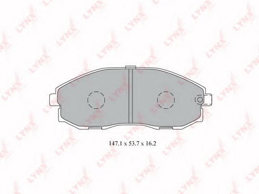 Тормозные колодки lynxauto BD-3613