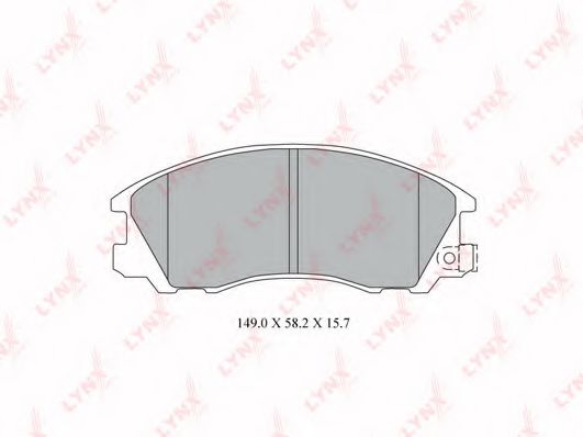 Тормозные колодки lynxauto BD-3617