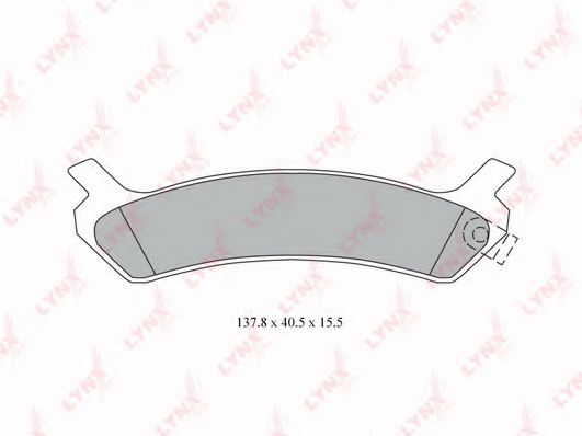 Тормозные колодки lynxauto BD-3618
