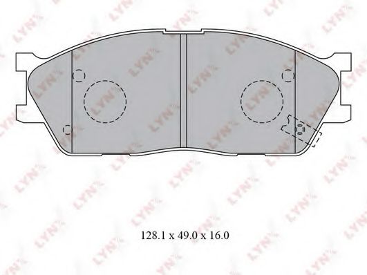 Тормозные колодки LYNXauto BD-4416 Тормозные колодки LYNXauto BD-4416