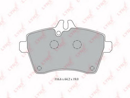 Тормозные колодки lynxauto BD-5307