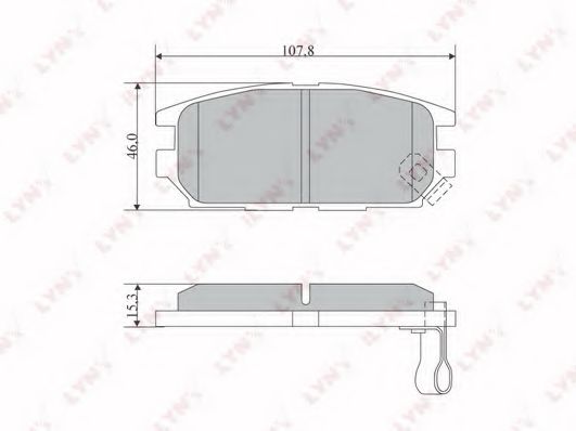 Тормозные колодки lynxauto BD-5517