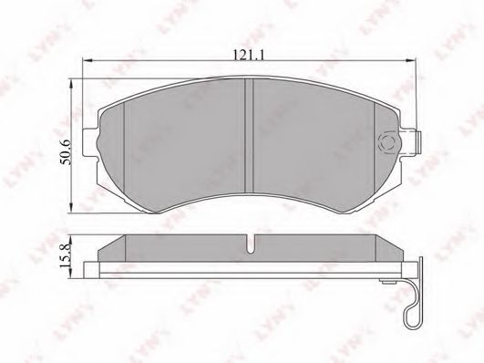 Тормозные колодки LYNXauto BD-5710 Тормозные колодки LYNXauto BD-5710
