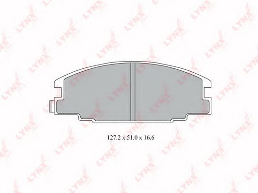 Тормозные колодки lynxauto BD-5918