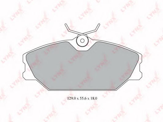 Тормозные колодки lynxauto BD-6304