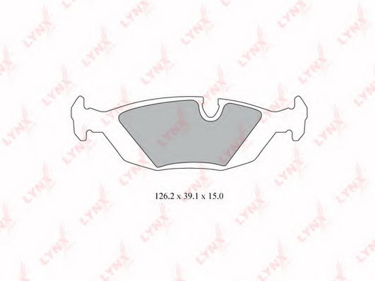 Тормозные колодки lynxauto BD-7805