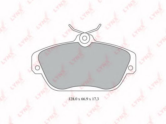 Тормозные колодки lynxauto BD-7808