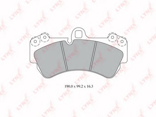 Тормозные колодки lynxauto BD-8005