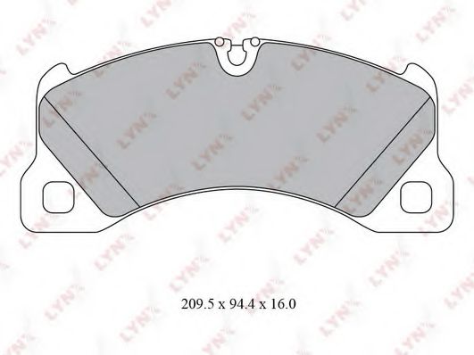 Тормозные колодки lynxauto BD-8031