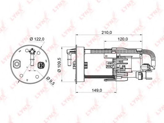 Топливный фильтр Honda/Acura 17048STXA00 Топливный фильтр Honda/Acura 17048STXA00