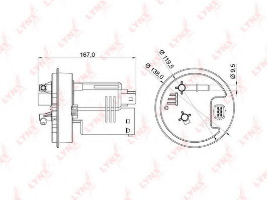 Топливный фильтр SUBARU 42072AJ020 Топливный фильтр SUBARU 42072AJ020