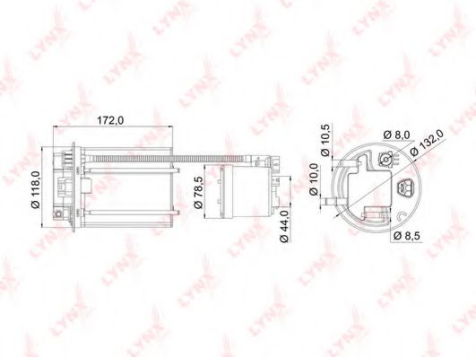 Топливный фильтр LYNXauto LF-985M Топливный фильтр LYNXauto LF-985M