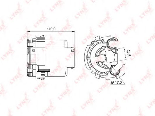 Топливный фильтр LYNXauto LF-994M Топливный фильтр LYNXauto LF-994M