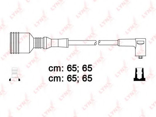 Комплект проводов зажигания lynxauto SPC1005