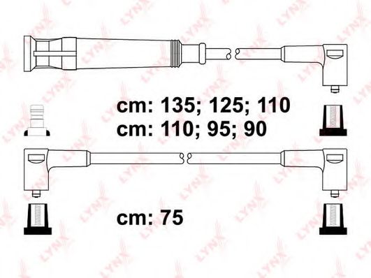 Комплект проводов зажигания lynxauto SPC1403
