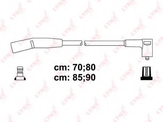Комплект проводов зажигания lynxauto SPC3035