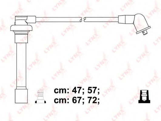 Комплект проводов зажигания lynxauto SPC3415