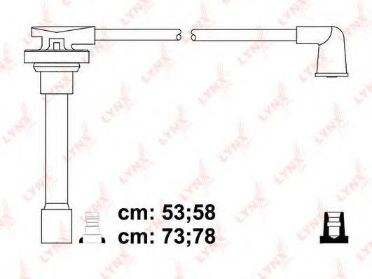 Комплект проводов зажигания lynxauto SPC3420