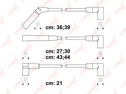Комплект проводов зажигания lynxauto SPC4202