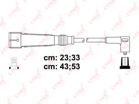 Комплект проводов зажигания lynxauto SPC4401