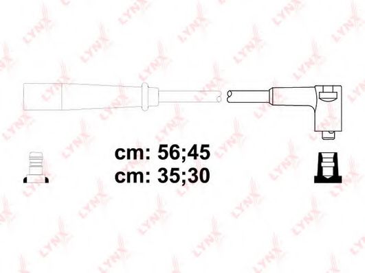 Комплект проводов зажигания lynxauto SPC4406