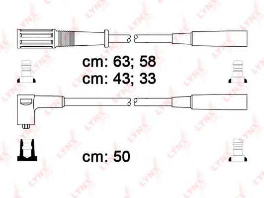 Комплект проводов зажигания lynxauto SPC4802