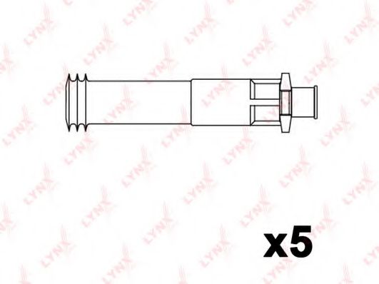 Комплект проводов зажигания lynxauto SPC4841