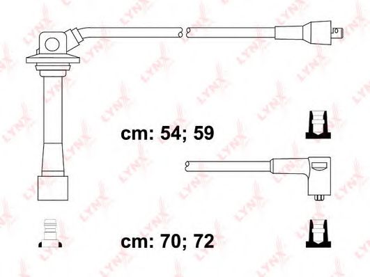 Комплект проводов зажигания lynxauto SPC5107