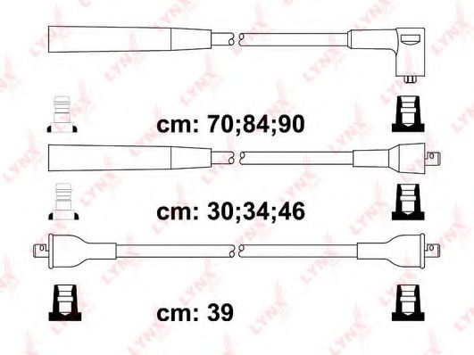 Комплект проводов зажигания lynxauto SPC5113