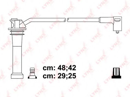 Комплект проводов зажигания LYNXauto SPC5114 Комплект проводов зажигания LYNXauto SPC5114