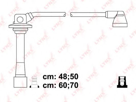 Комплект проводов зажигания lynxauto SPC5123