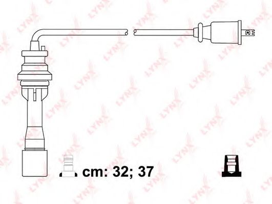 Комплект проводов зажигания lynxauto SPC5124