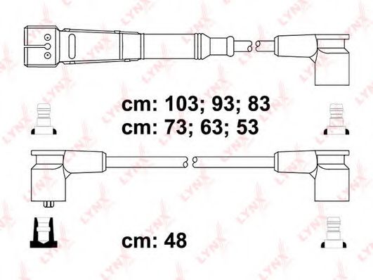 Комплект проводов зажигания lynxauto SPC5303