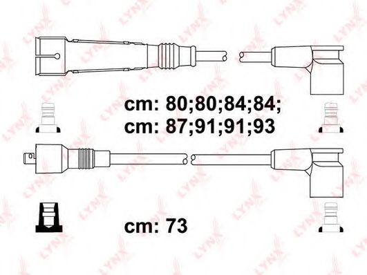Комплект проводов зажигания lynxauto SPC5314