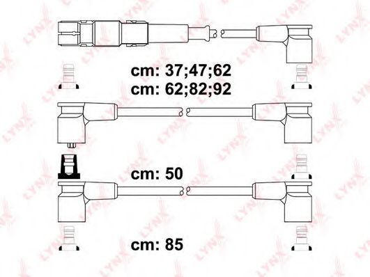 Комплект проводов зажигания lynxauto SPC5316