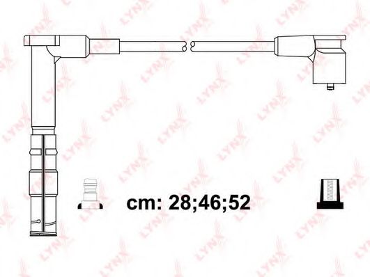 Комплект проводов зажигания lynxauto SPC5317
