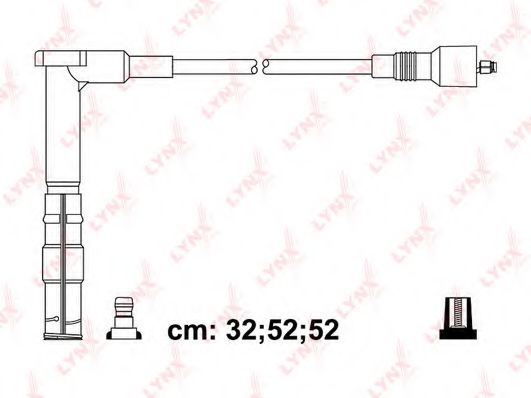 Комплект проводов зажигания lynxauto SPC5321