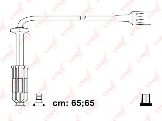 Комплект проводов зажигания lynxauto SPC5323
