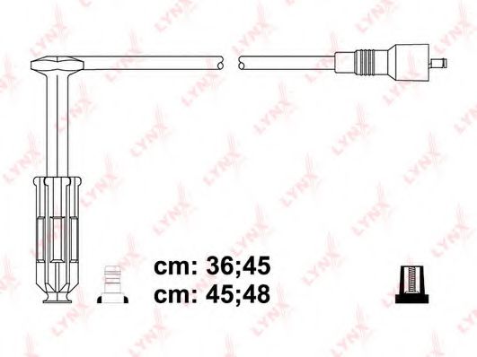 Комплект проводов зажигания lynxauto SPC5325