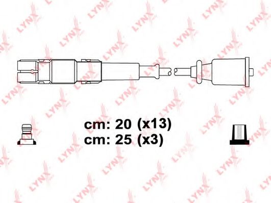 Комплект проводов зажигания lynxauto SPC5329