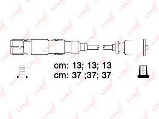 Комплект проводов зажигания lynxauto SPC5332