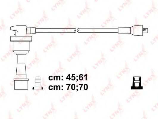 Комплект проводов зажигания lynxauto SPC5508