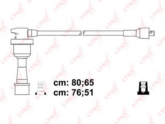 Комплект проводов зажигания lynxauto SPC5512