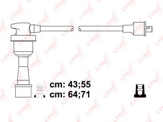 Комплект проводов зажигания lynxauto SPC5515
