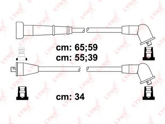 Комплект проводов зажигания lynxauto SPC5723