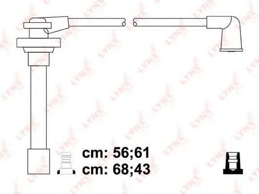 Комплект проводов зажигания lynxauto SPC5727