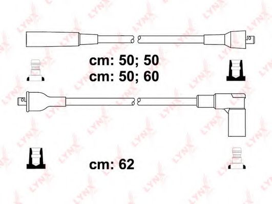 Комплект проводов зажигания lynxauto SPC6121