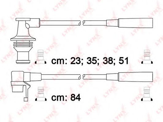 Комплект проводов зажигания lynxauto SPC6309
