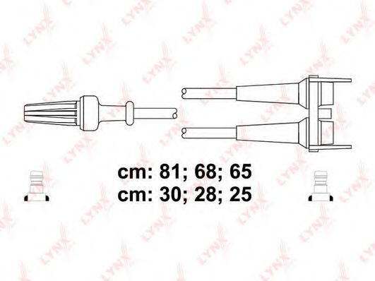 Комплект проводов зажигания lynxauto SPC6312