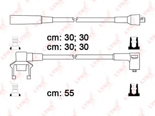 Комплект проводов зажигания lynxauto SPC6321